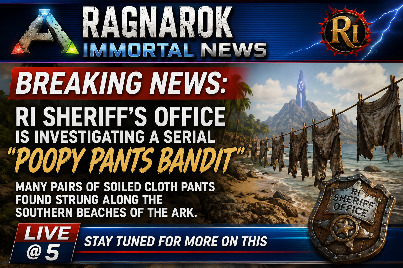 Immortal News: Poopy Pants Bandit