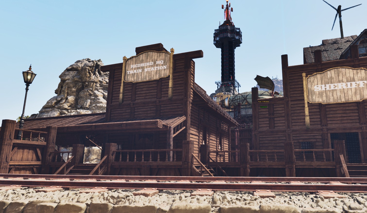 Redbird HQ train station