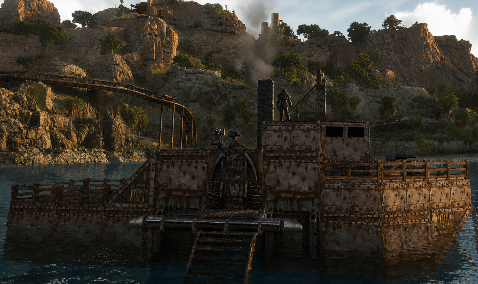 The Sea Buzzard player-built vessel